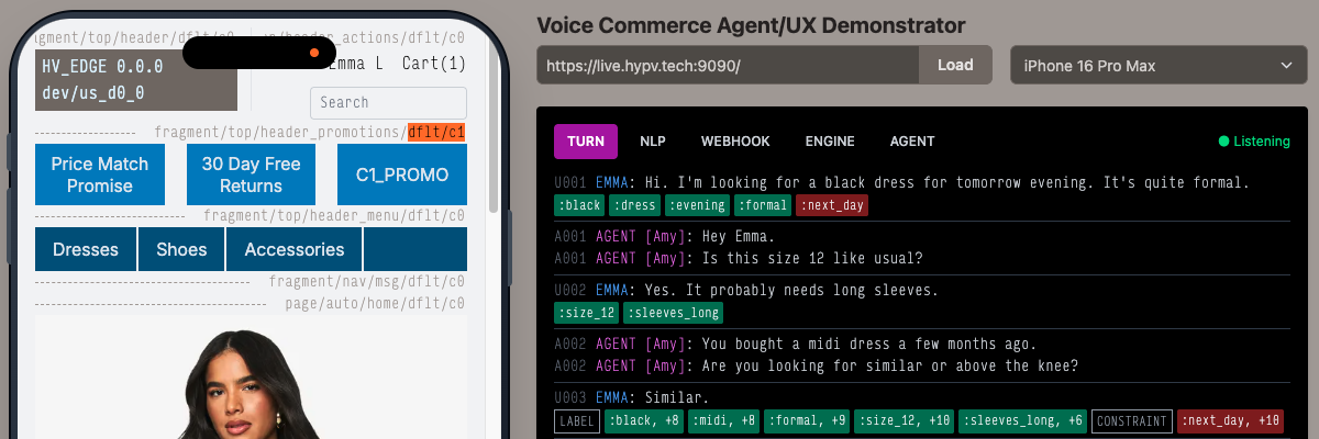 Voice Commerce Agent